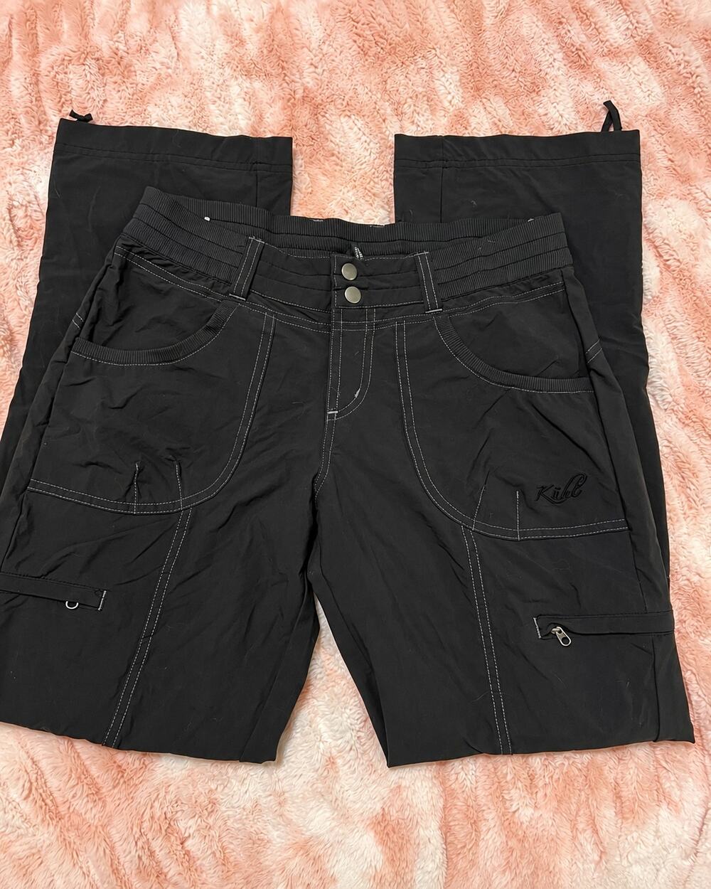 KÜHL Women’s Size 4 Short Black Cargo Hiking Pants Outdoor Stretch Utility